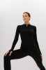 Longsleeve Traverse czarny wełniany
