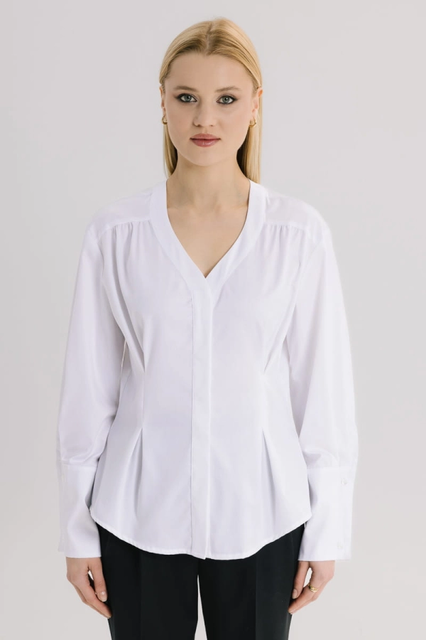 Koszula Jackie Shirt bawełniana, biała