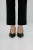 Szpilki skórzane Opal, czarne