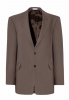 Marynarka wełniana oversize Main, taupe