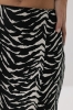 Spódnica Leonie wiskoza z lnem, zebra