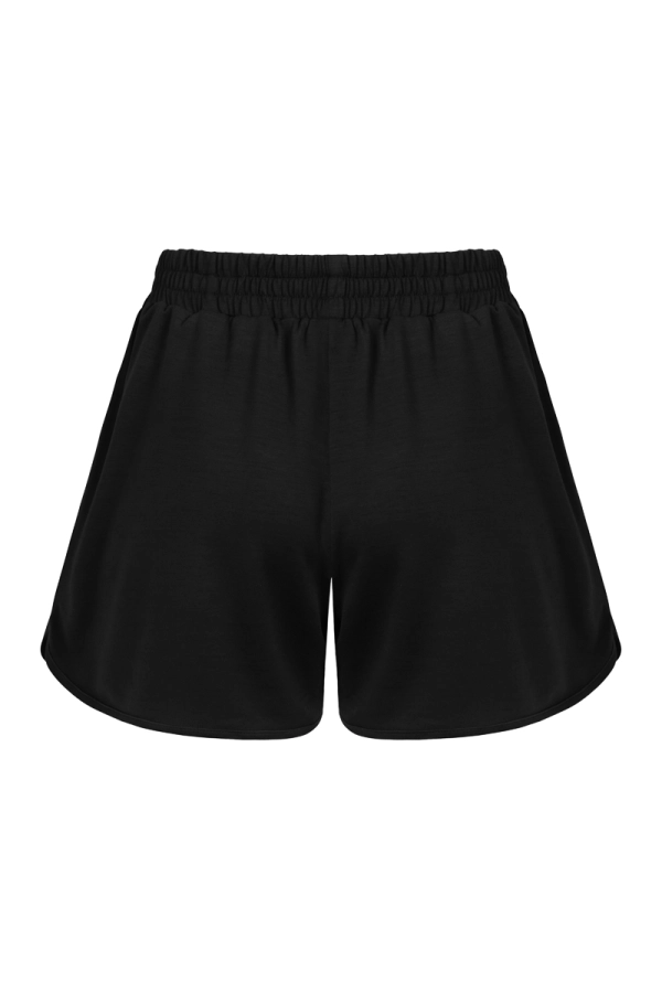 Spodenki sportowe Drift Short, wełna merino, czarne