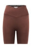 Kolarki sportowe Core V-waist, wełna merino - brązowe