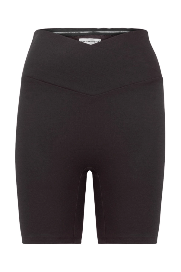 Kolarki sportowe Core V-waist, wełna merino - czarne