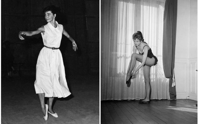 Audrey Hepburn i Brigitte Bardot